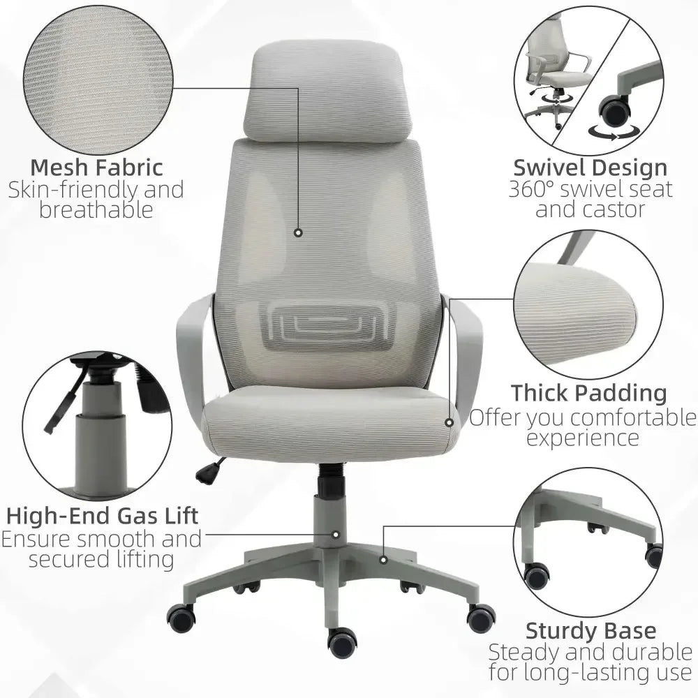 Ergonomic Mesh Desk Chair for Comfort and Style - Ergo Heights