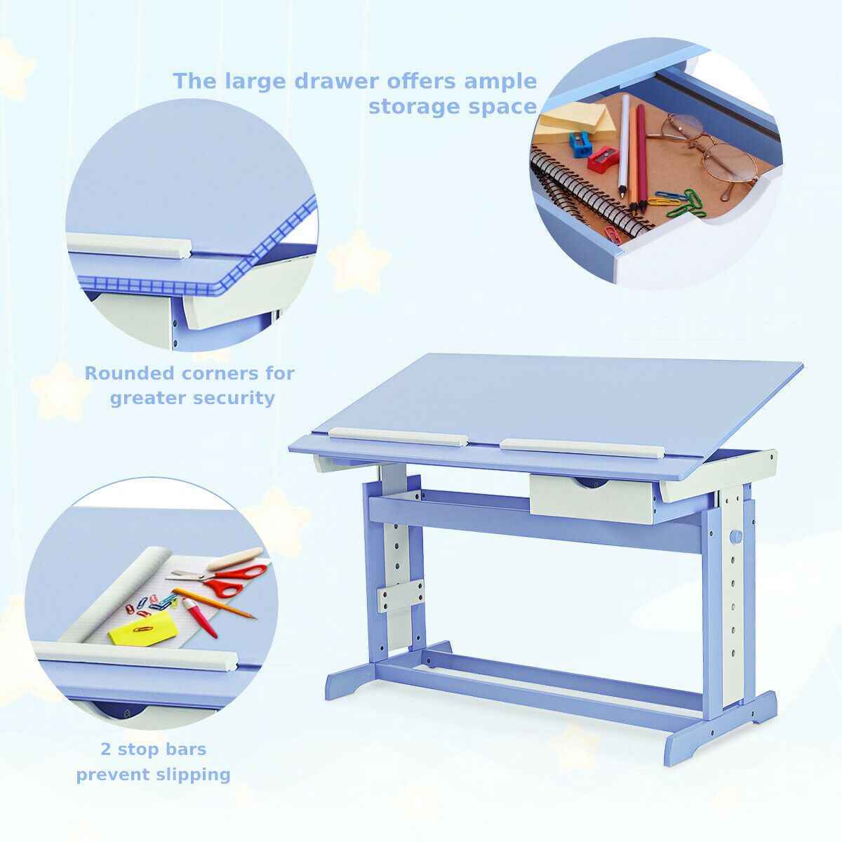 Adjustable Ergonomic Kids Study Desk
