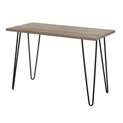 Adlai Metal Writing Desk with Sturdy Base - Ergo Heights