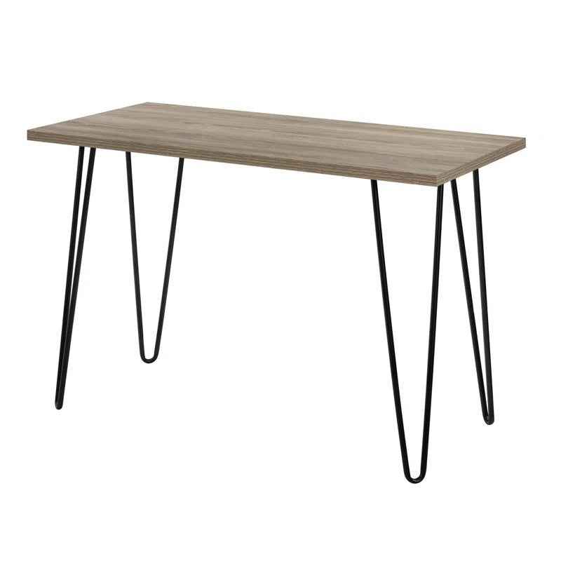 Adlai Metal Writing Desk with Sturdy Base - Ergo Heights