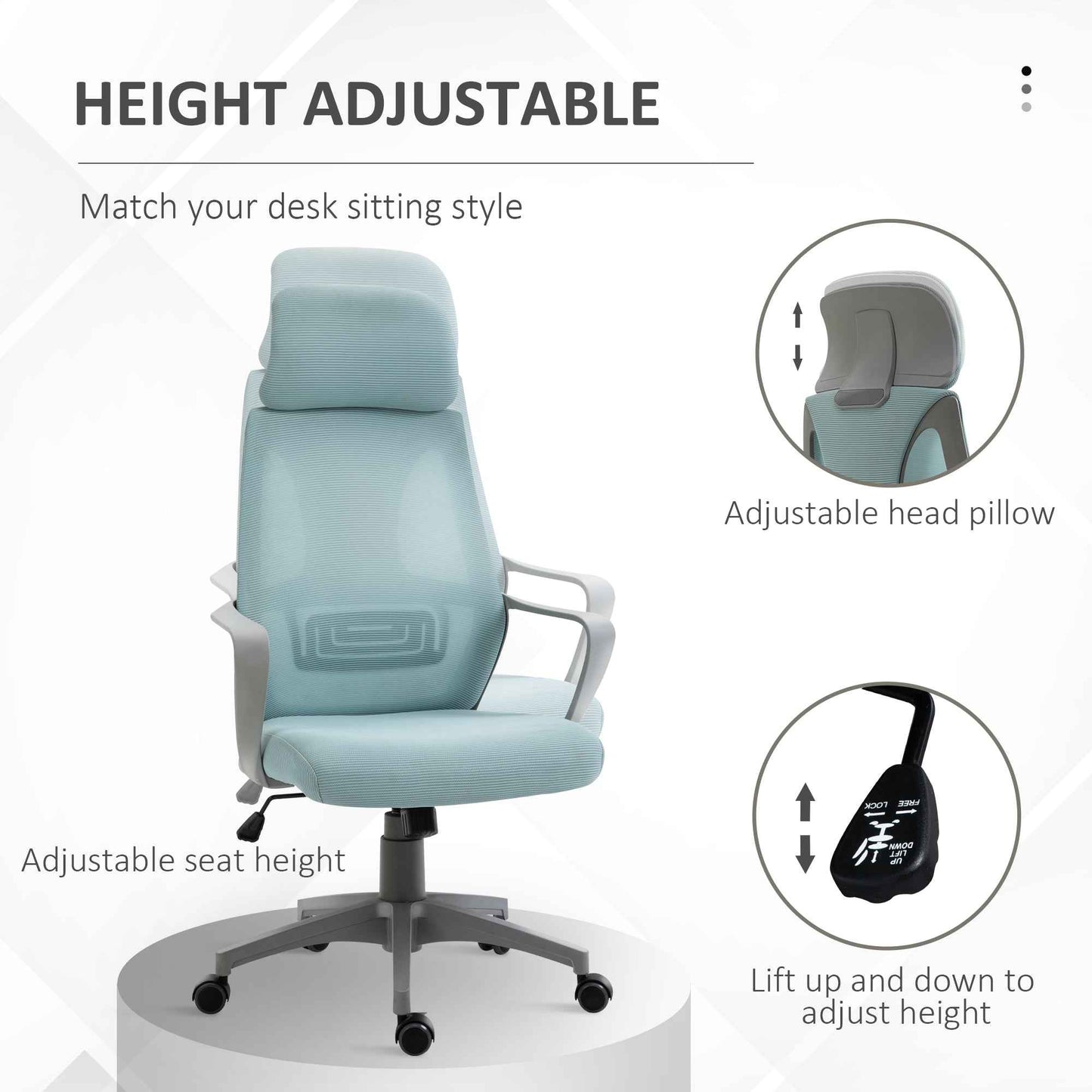 Ergonomic Mesh Desk Chair for Comfort and Style - Ergo Heights