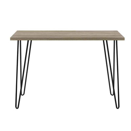 Adlai Metal Writing Desk with Sturdy Base - Ergo Heights