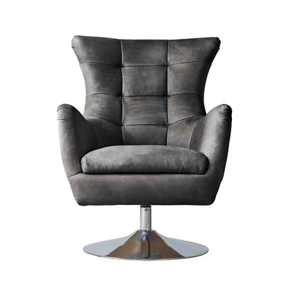 Gallery Bristol Top Grain Leather Swivel Chair - Ergo Heights