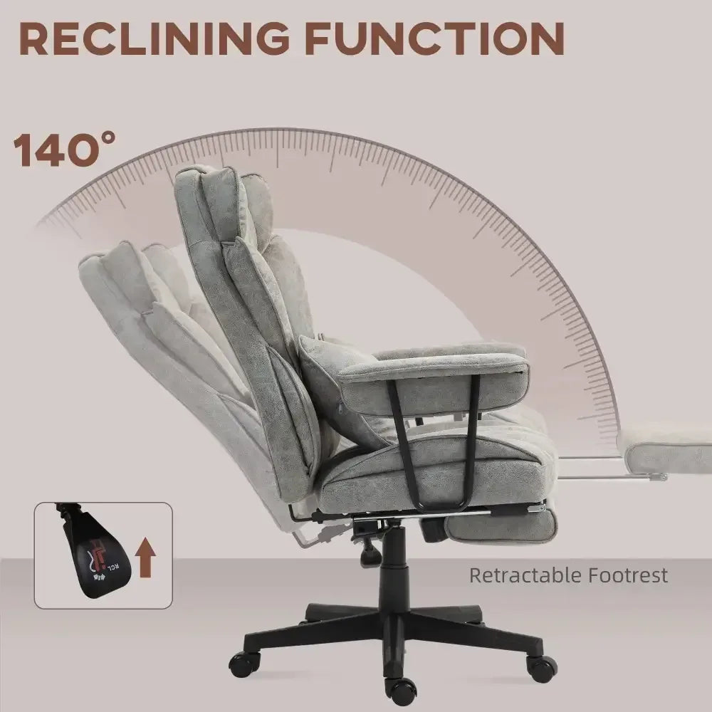 Ergonomic Office Chair with Foot Rest Lumbar Support - Ergo Heights