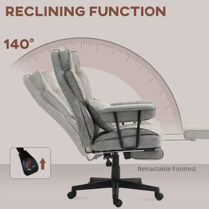 Ergonomic Office Chair with Foot Rest Lumbar Support - Ergo Heights
