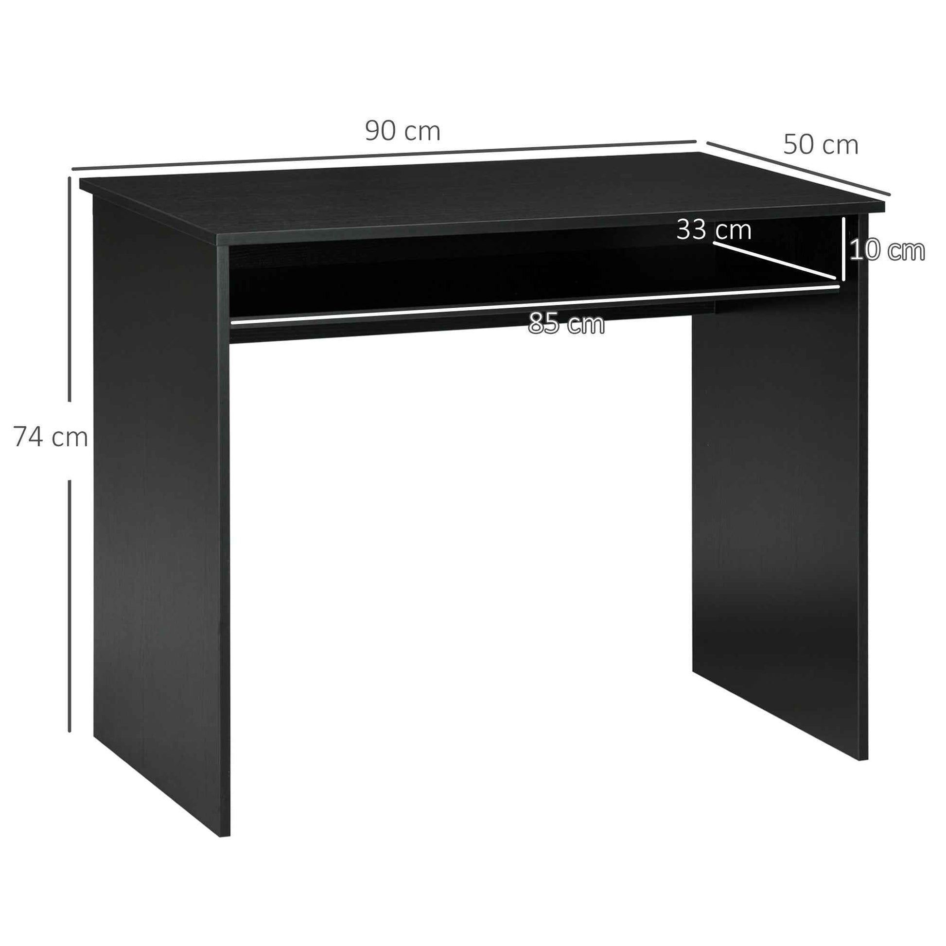 Writing Desk Laptop Table Workstation with Shelf Home Office - Ergo Heights