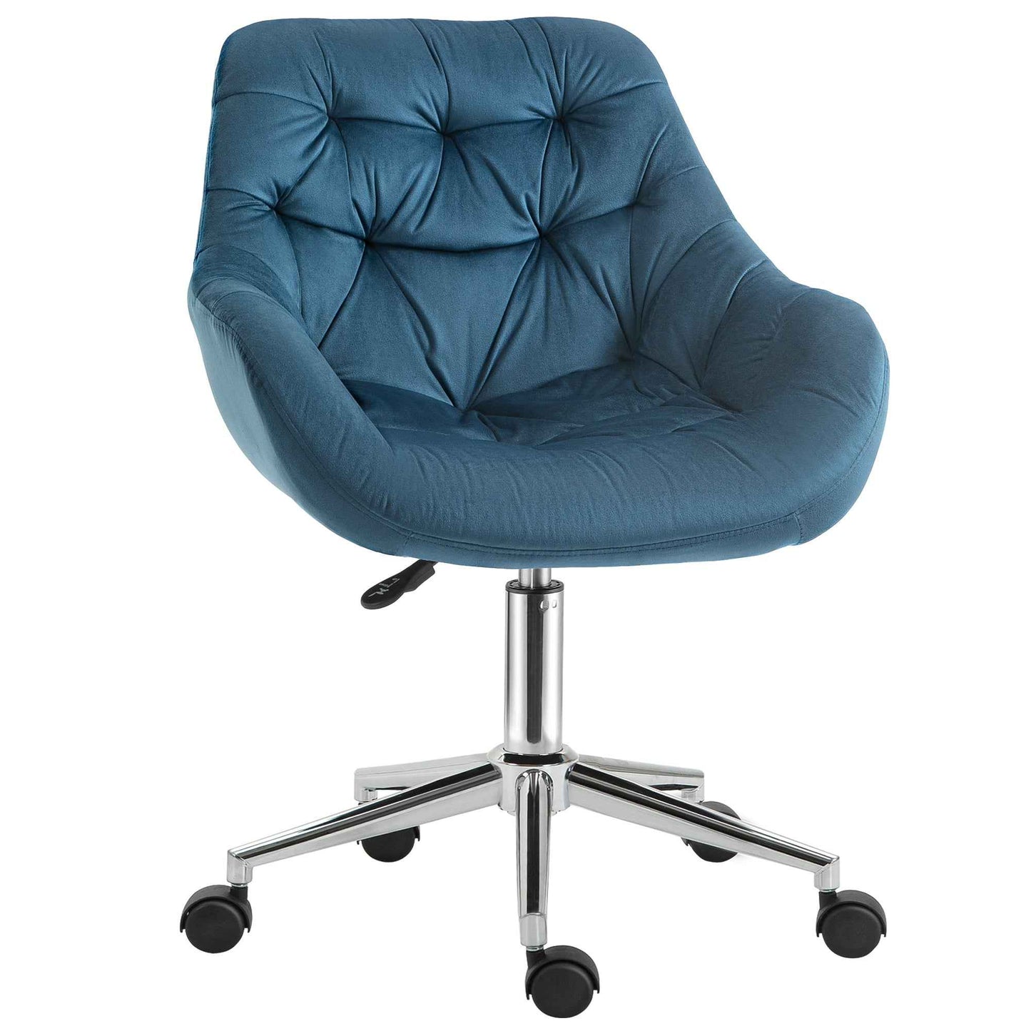 Velvet Home Office Chair with Adjustable Height - Ergo Heights