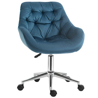 Velvet Home Office Chair with Adjustable Height - Ergo Heights