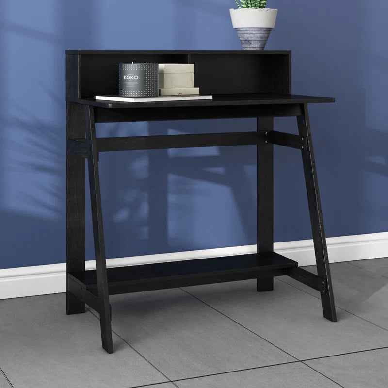 Annie Study Desk with Hutch and 3 Tiers - Ergo Heights