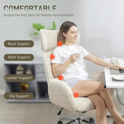 Chair with Adjustable Headrest, Spring Pack, Office Chair - Ergo Heights