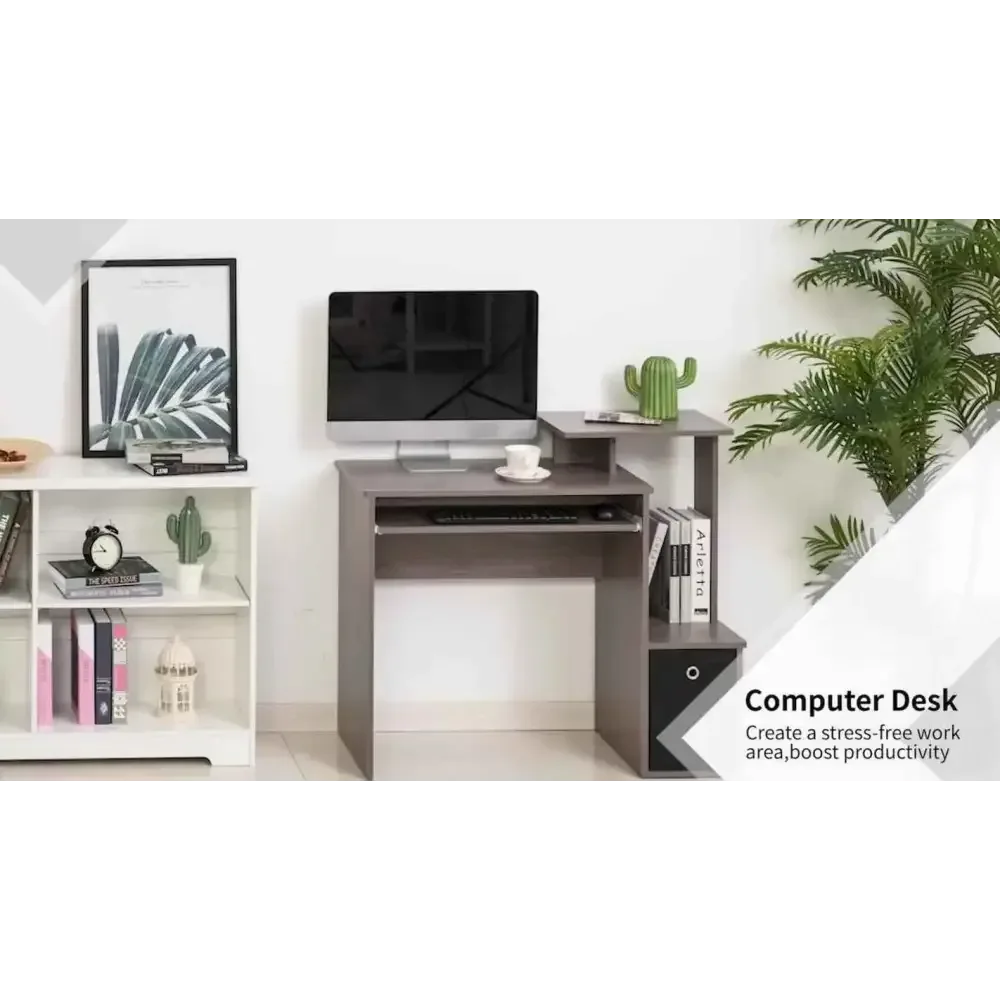 Ergo Heights Sliding Keyboard Tray Desk UK with Storage - Ergo Heights