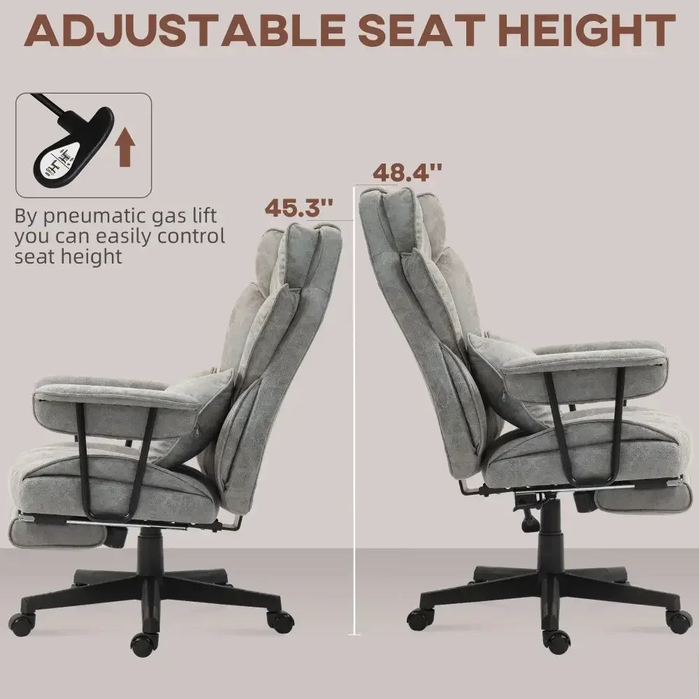 Ergonomic Office Chair with Foot Rest Lumbar Support - Ergo Heights