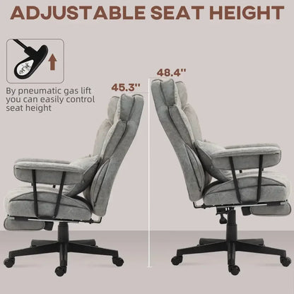 Ergonomic Office Chair with Foot Rest Lumbar Support - Ergo Heights