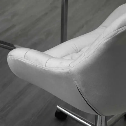 Velvet Home Office Chair with Adjustable Height - Ergo Heights