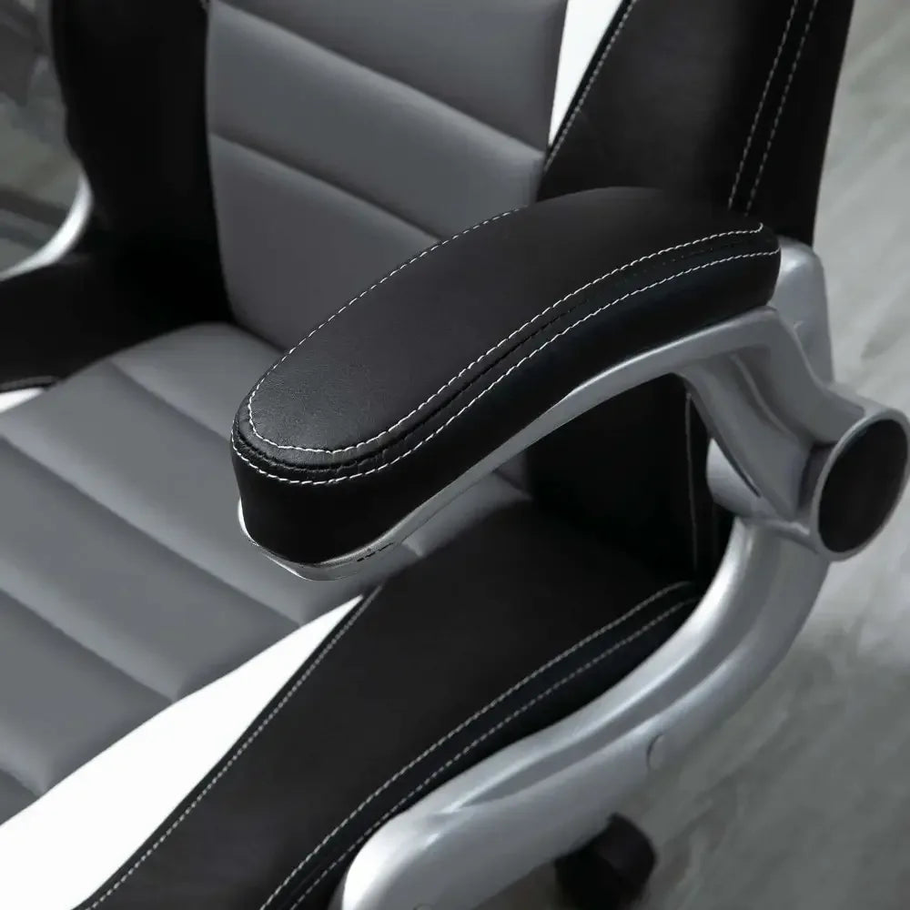 Racing Gaming Chair Height Adjustable Swivel Chair with Flip up Armrests - Ergo Heights