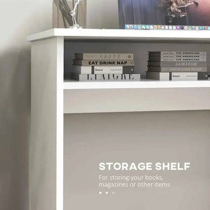 Writing Desk Workstation with Shelf and Laptop Table - Ergo Heights