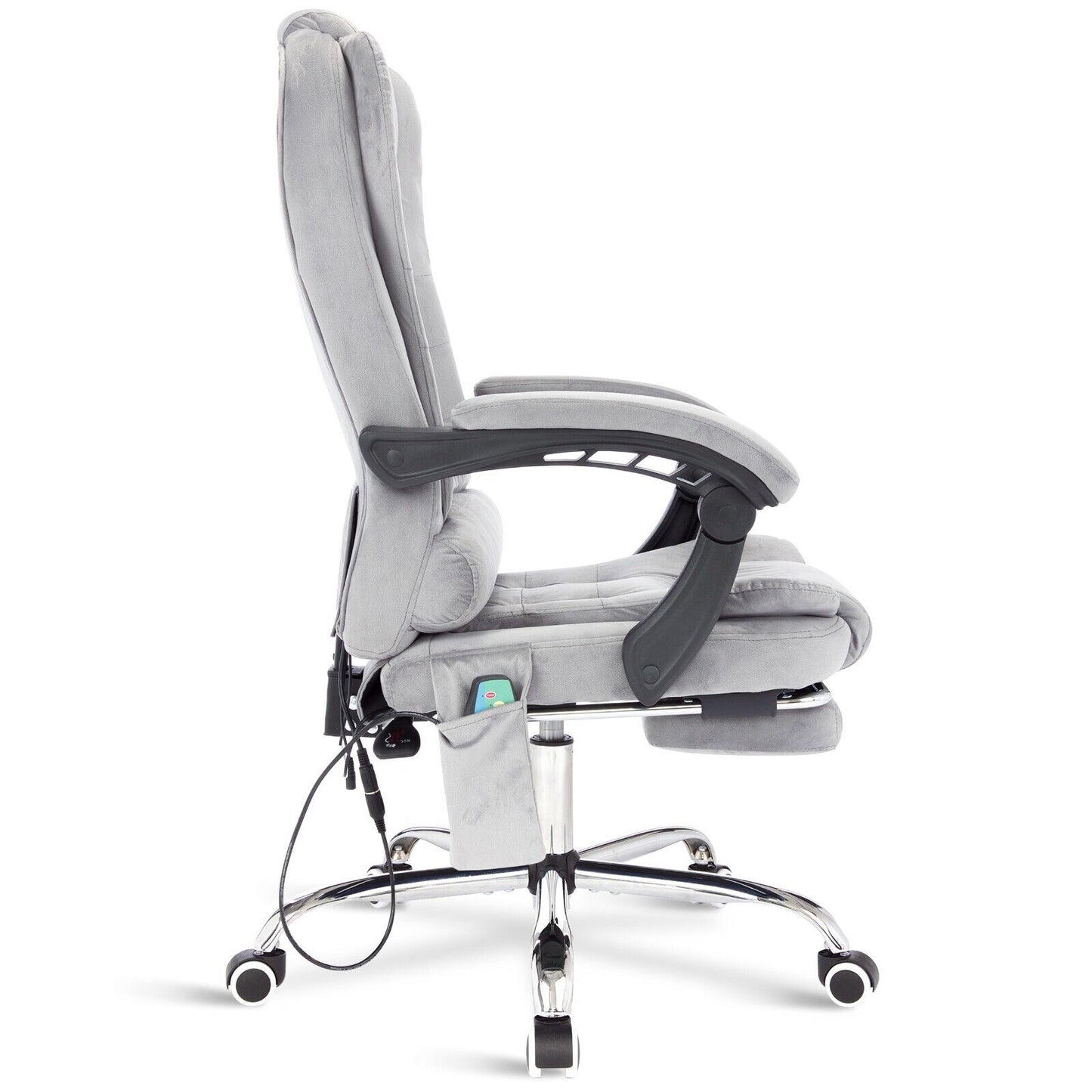 Massage Office Chair Gaming Computer Desk Swivel Recliner Chair Leather Footrest