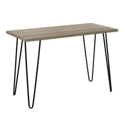 Adlai Metal Writing Desk with Sturdy Base - Ergo Heights
