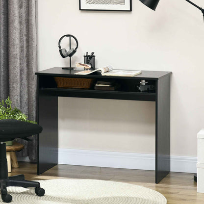 Writing Desk Workstation with Shelf and Laptop Table - Ergo Heights