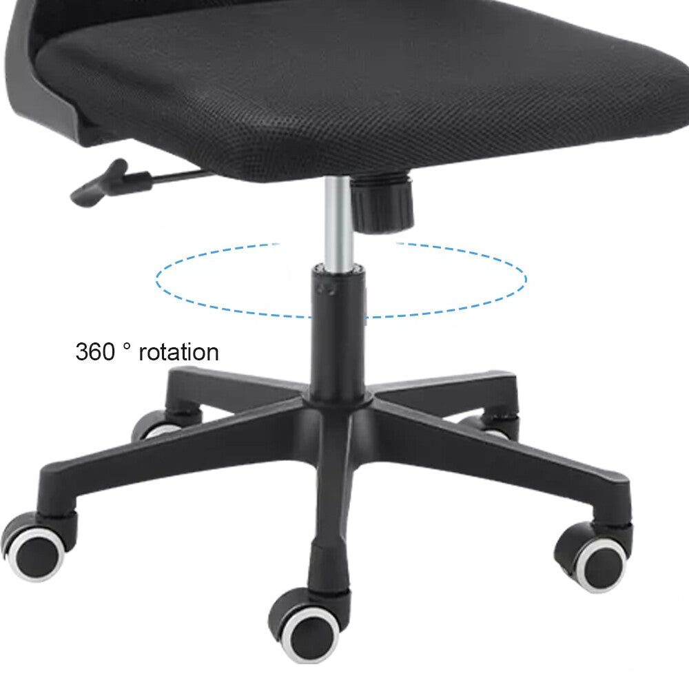 Mesh Office Chair Ergonomic 360° Swivel Lift Computer Desk Adjustable Height UK