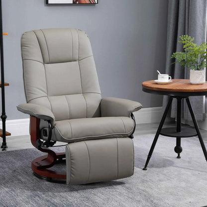 Reclining Armchair Office Chair with Footrest - Ergo Heights