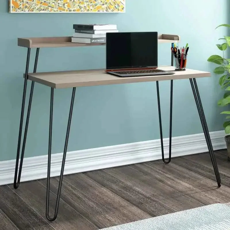 Laszlo Modern Writing Desk Made of Manufactured Wood - Ergo Heights