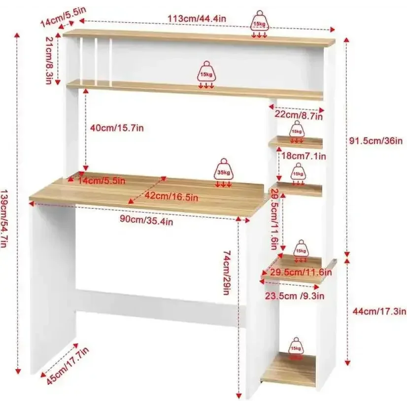 Versatile Writing Desk: Enhance Your Workspace – additional view 4