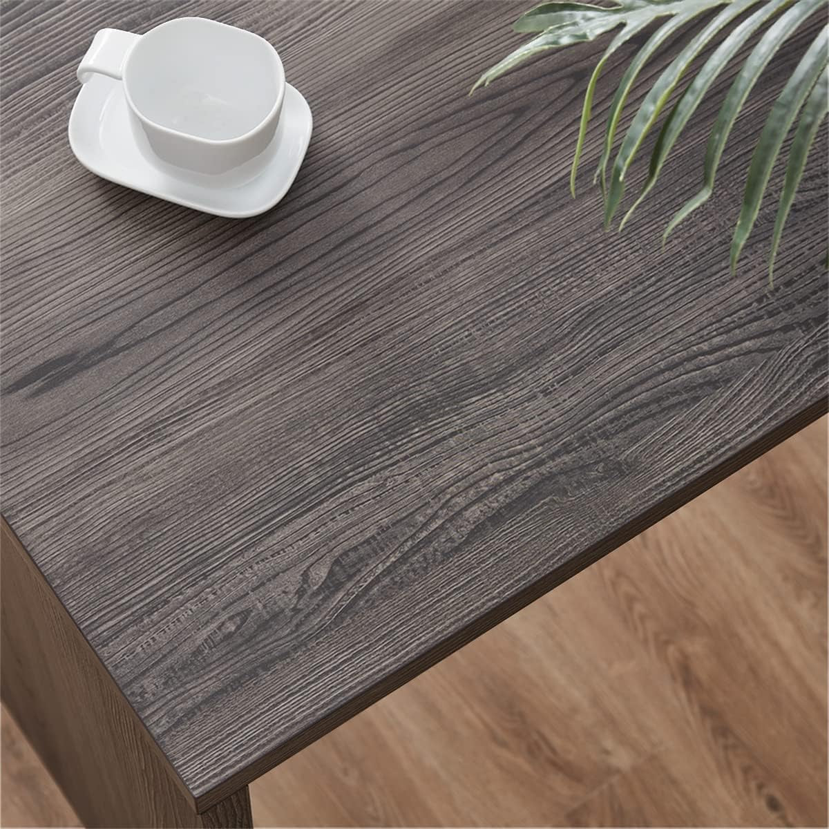 L Shaped Computer Desk Corner Home Office Desk with Drawers 150Cm Grey