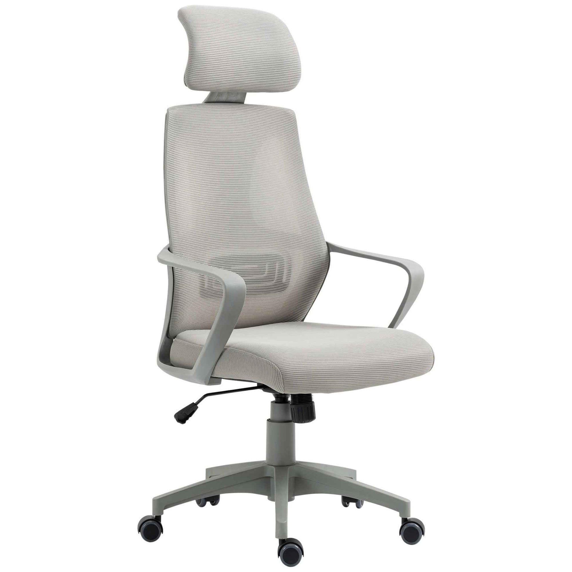 Elevate Your Workspace with the Ergonomic Mesh Fabric Desk Chair - Adjustable Height and High Backrest for Ultimate Comfort