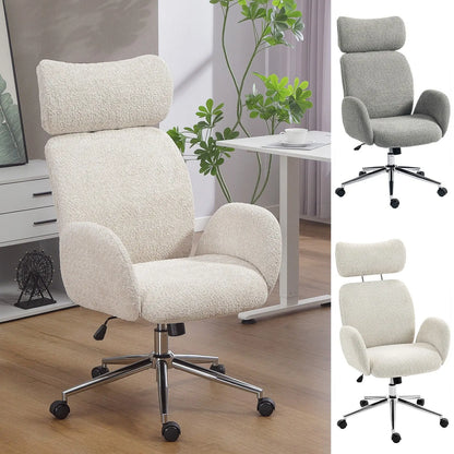 Desk Chair with Adjustable Headrest, Spring Pack, Office Chair