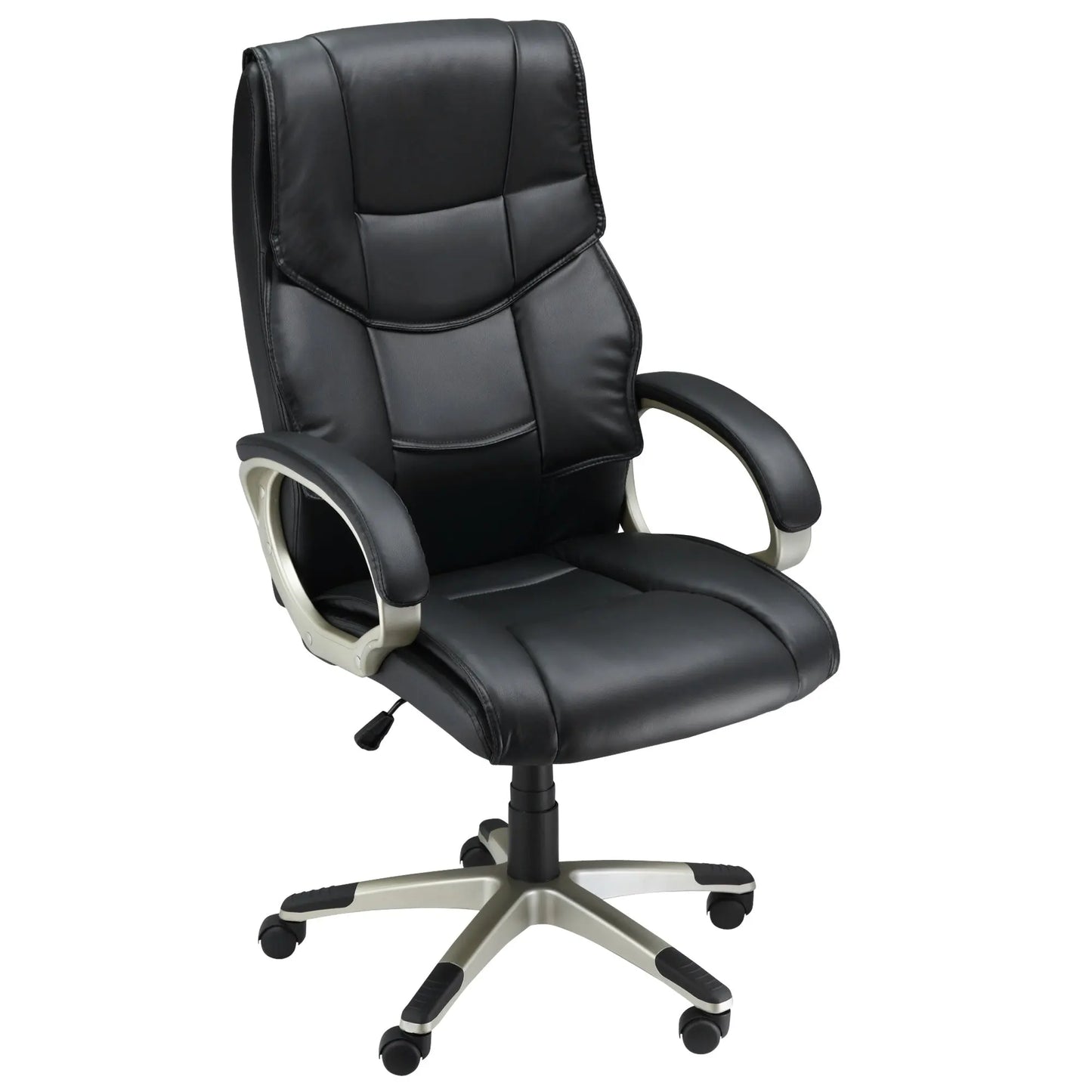 Executive Computer Office Desk Chair High Back Faux Leather Swivel Chair