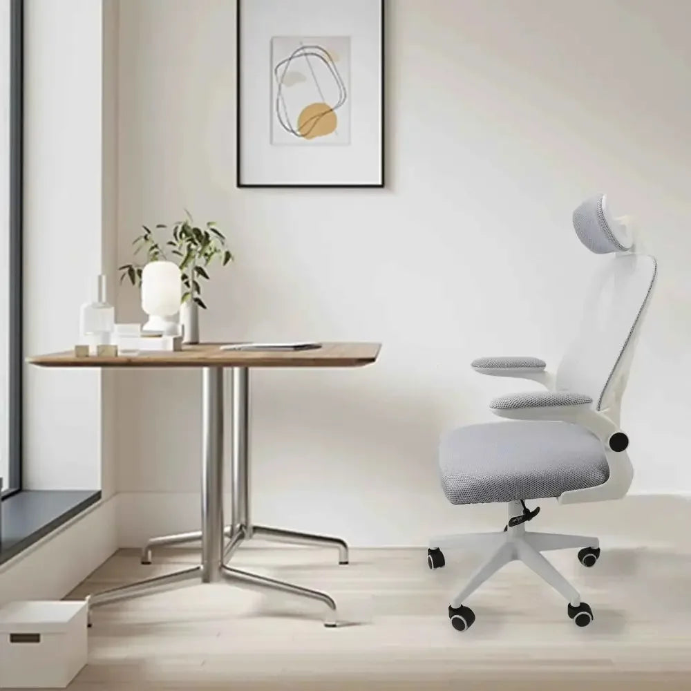 Office Chair with Lumbar Support & 3D Headrest - Ergo Heights
