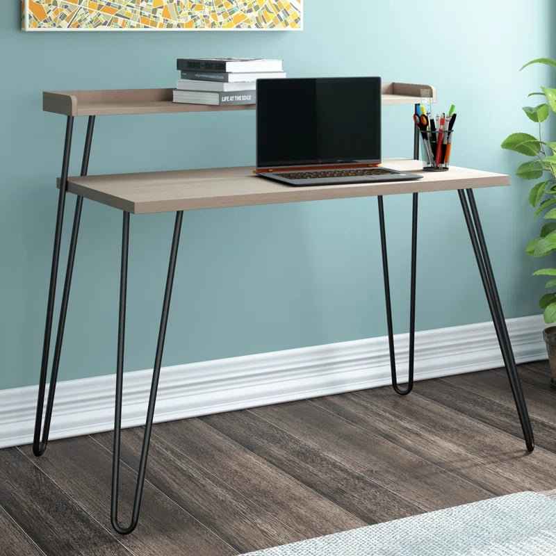 Laszlo Writing Desk Computer Desk Manufactured Wood Modern