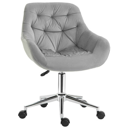 Velvet Home Office Chair with Adjustable Height - Ergo Heights