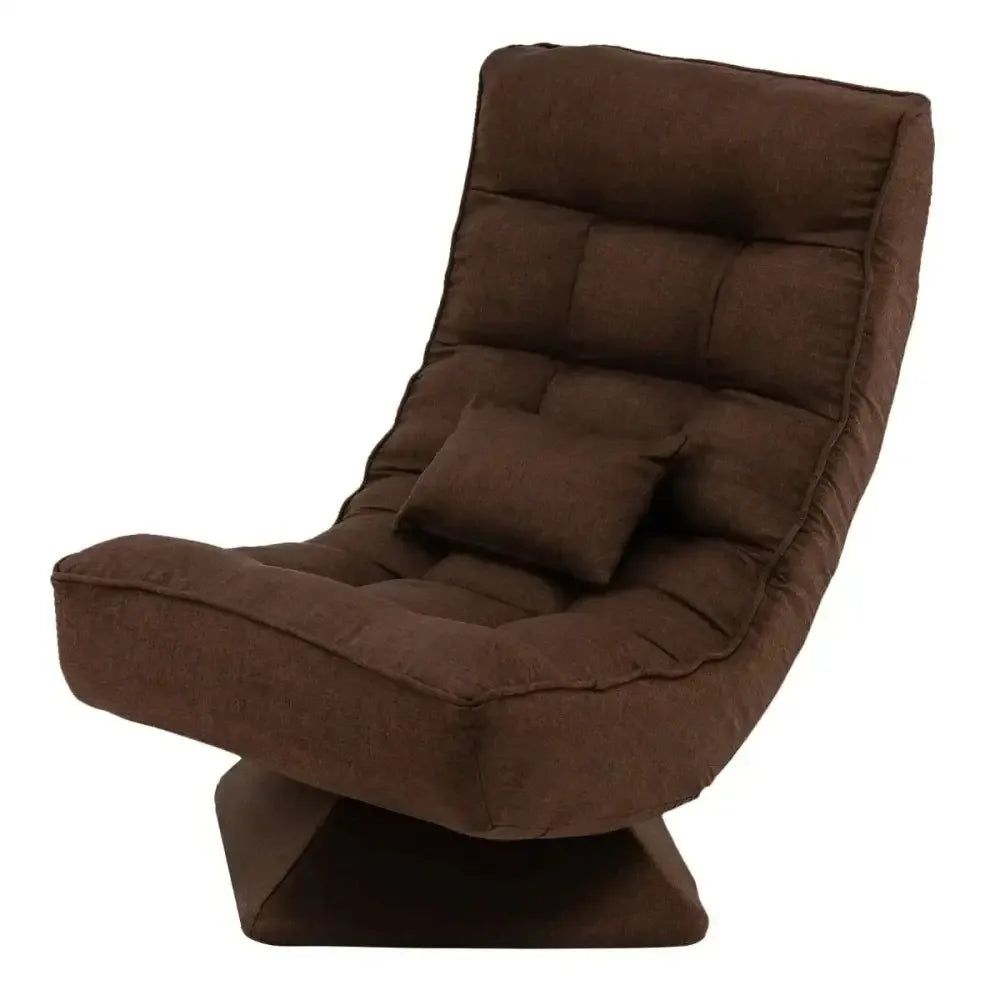 Adjustable floor chair with ergonomic lumbar support - Ergo Heights