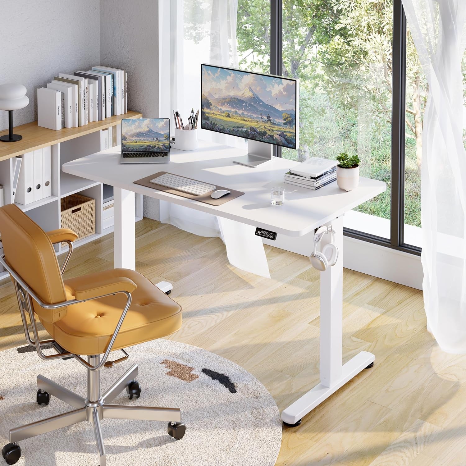 Electric Standing Desk 120 X 60Cm Height Adjustable Desk, Splice Board