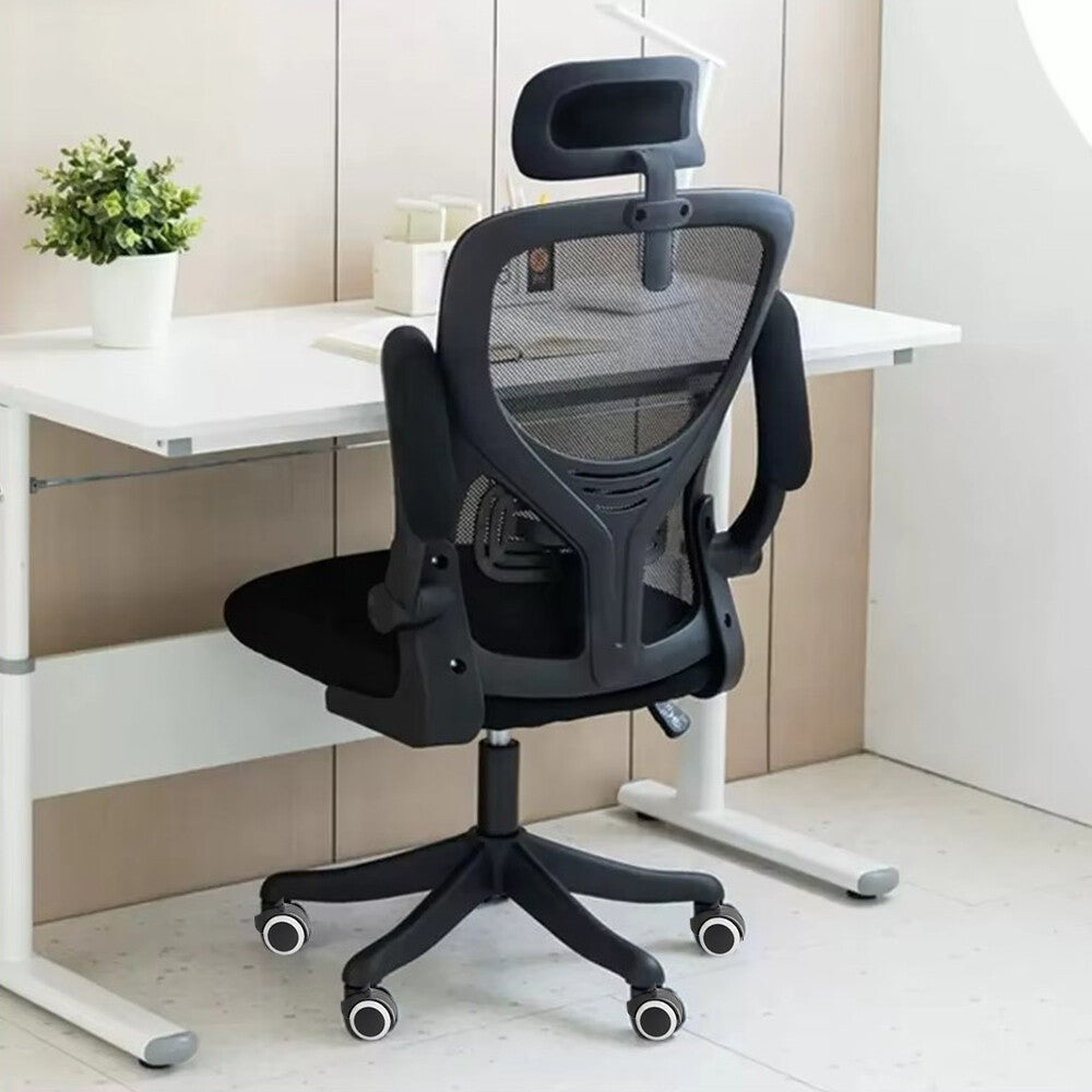 Mesh Office Chair Ergonomic 360° Swivel Lift Computer Desk Adjustable Height UK