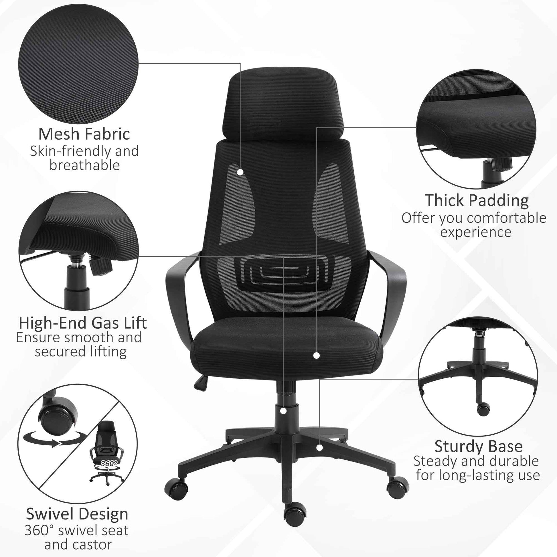 Ergonomic Mesh Desk Chair for Comfort and Style - Ergo Heights