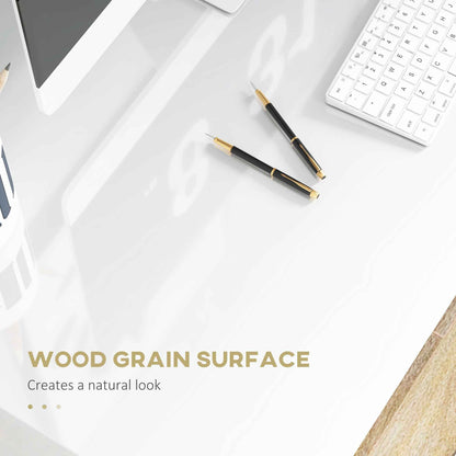 Writing Desk Workstation with Shelf and Laptop Table - Ergo Heights