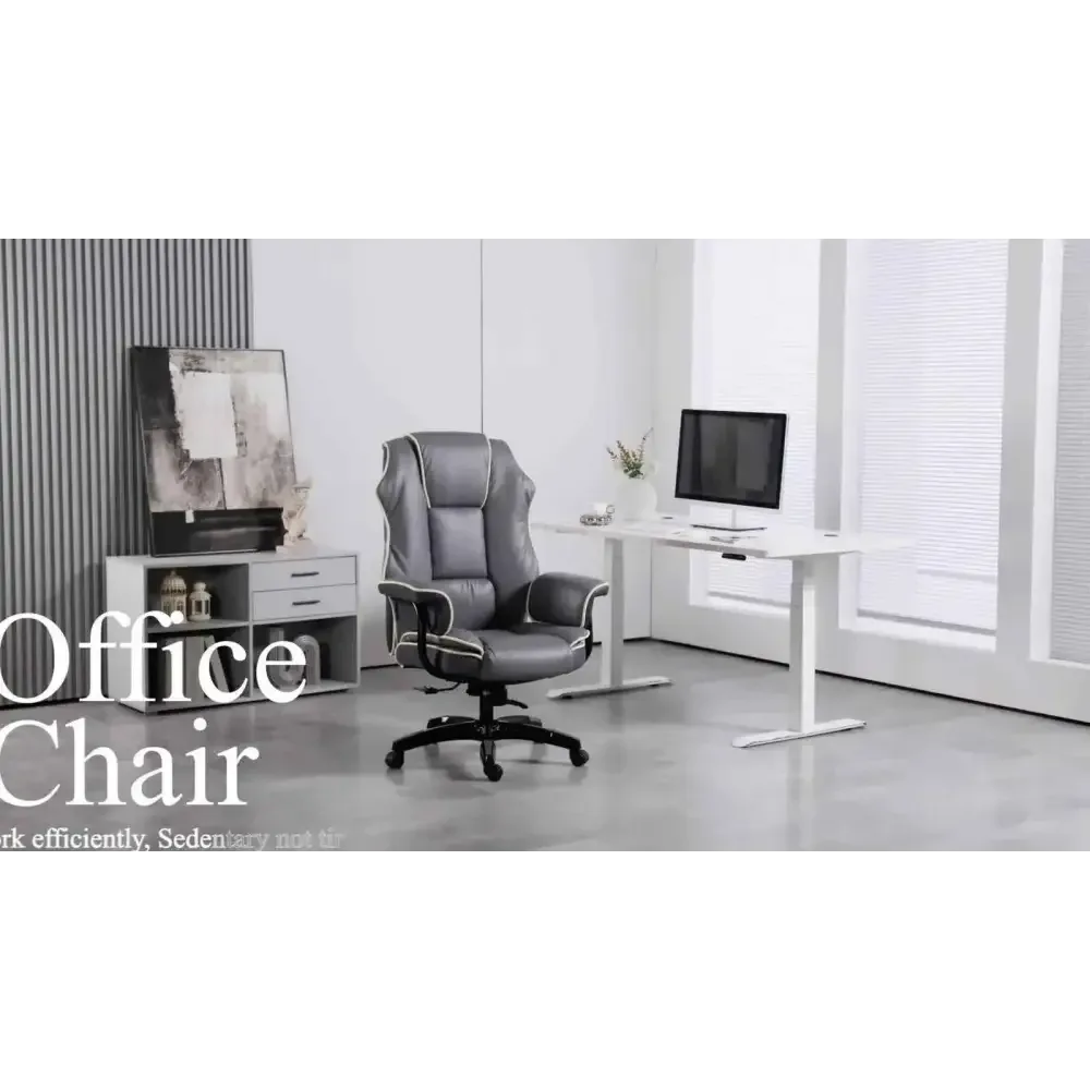 PU Leather Ergonomic Office Chair UK for Comfort & Support - Ergo Heights