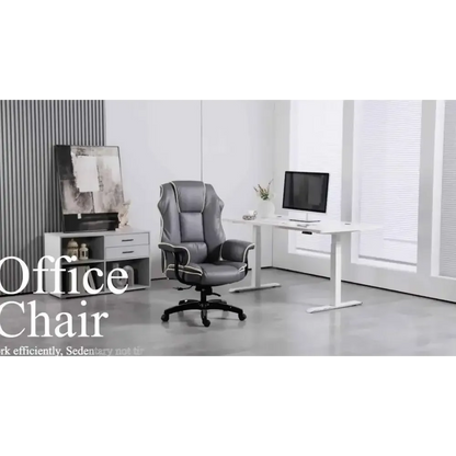 PU Leather Ergonomic Office Chair UK for Comfort & Support - Ergo Heights