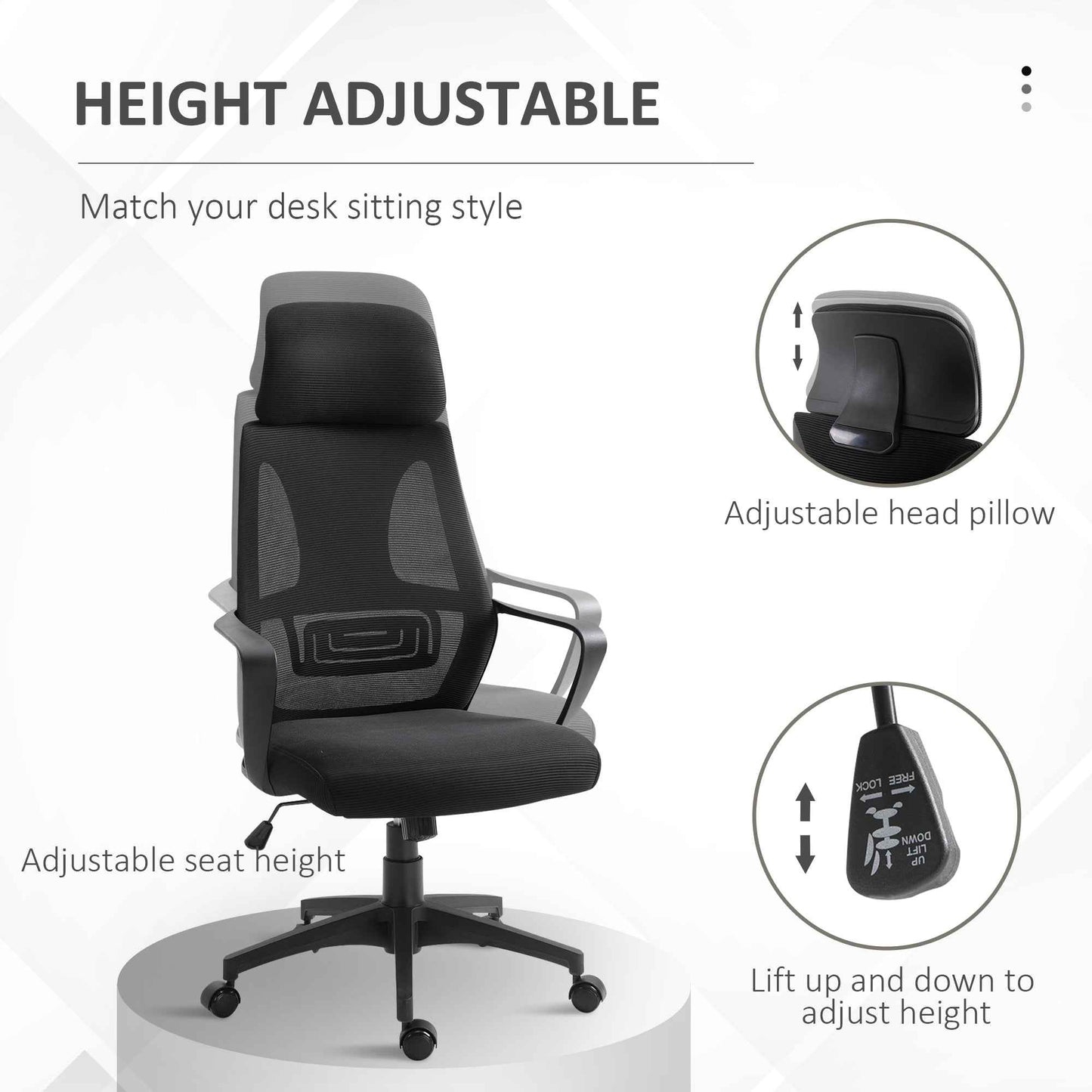 Ergonomic Mesh Desk Chair for Comfort and Style - Ergo Heights