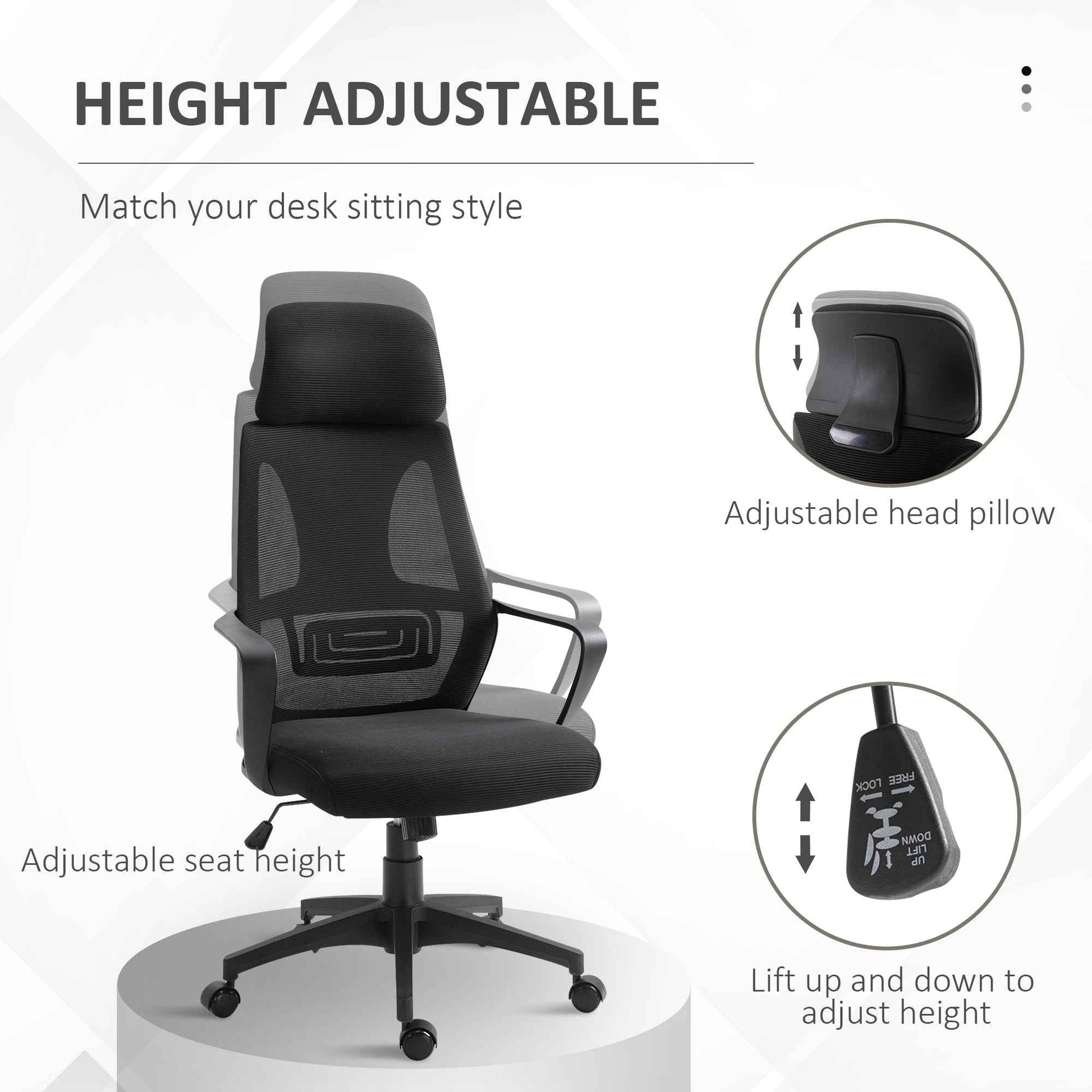 Ergonomic Mesh Desk Chair for Comfort and Style - Ergo Heights