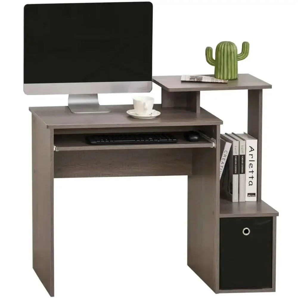 Ergo Heights Sliding Keyboard Tray Desk UK with Storage - Ergo Heights