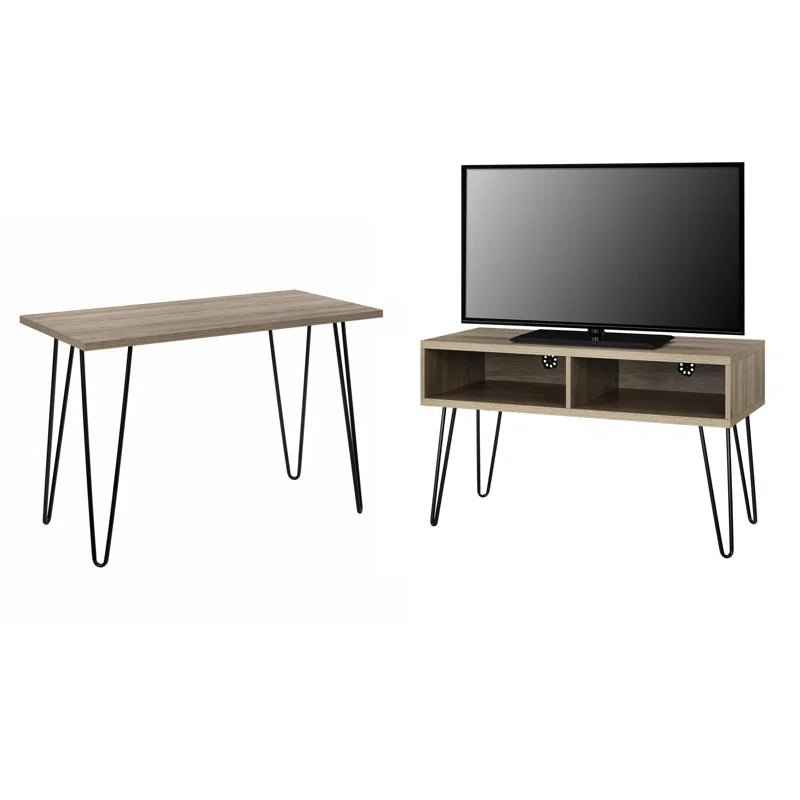 Adlai Metal Base Writing Desk