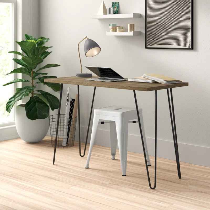Adlai Metal Base Writing Desk