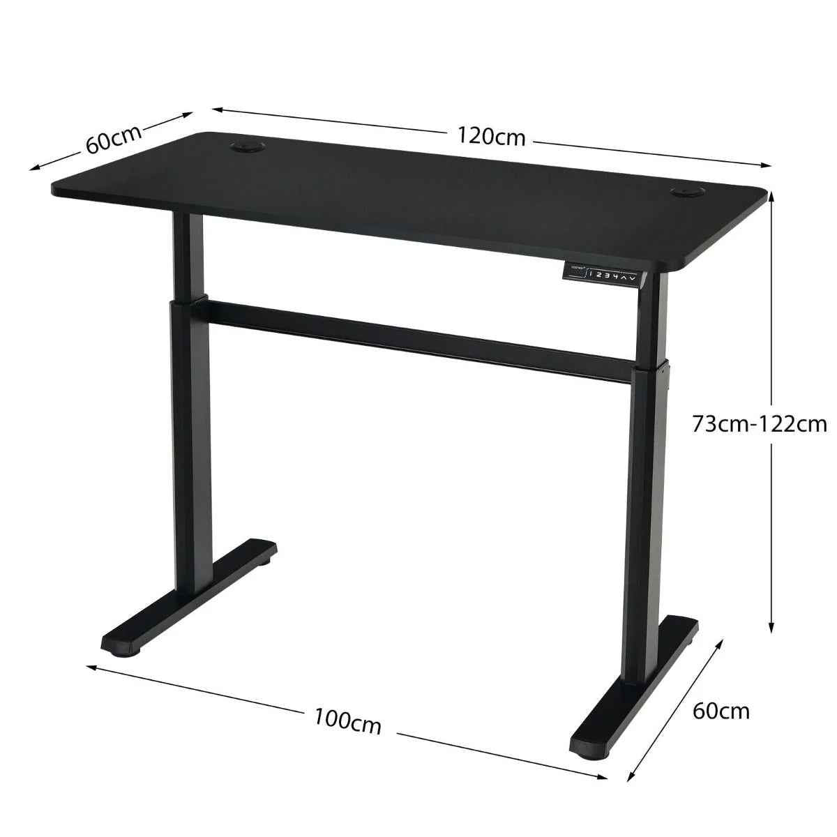 Ergo Heights Adjustable Workstation with USB Charging - Ergo Heights