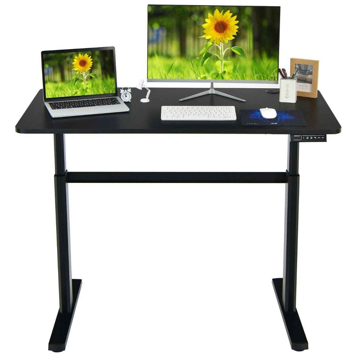 Ergo Heights Adjustable Workstation with USB Charging - Ergo Heights