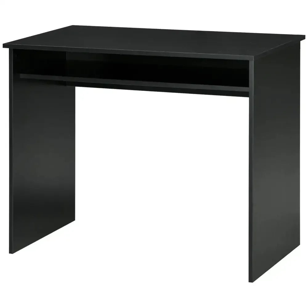 Writing Desk Workstation with Shelf and Laptop Table - Ergo Heights