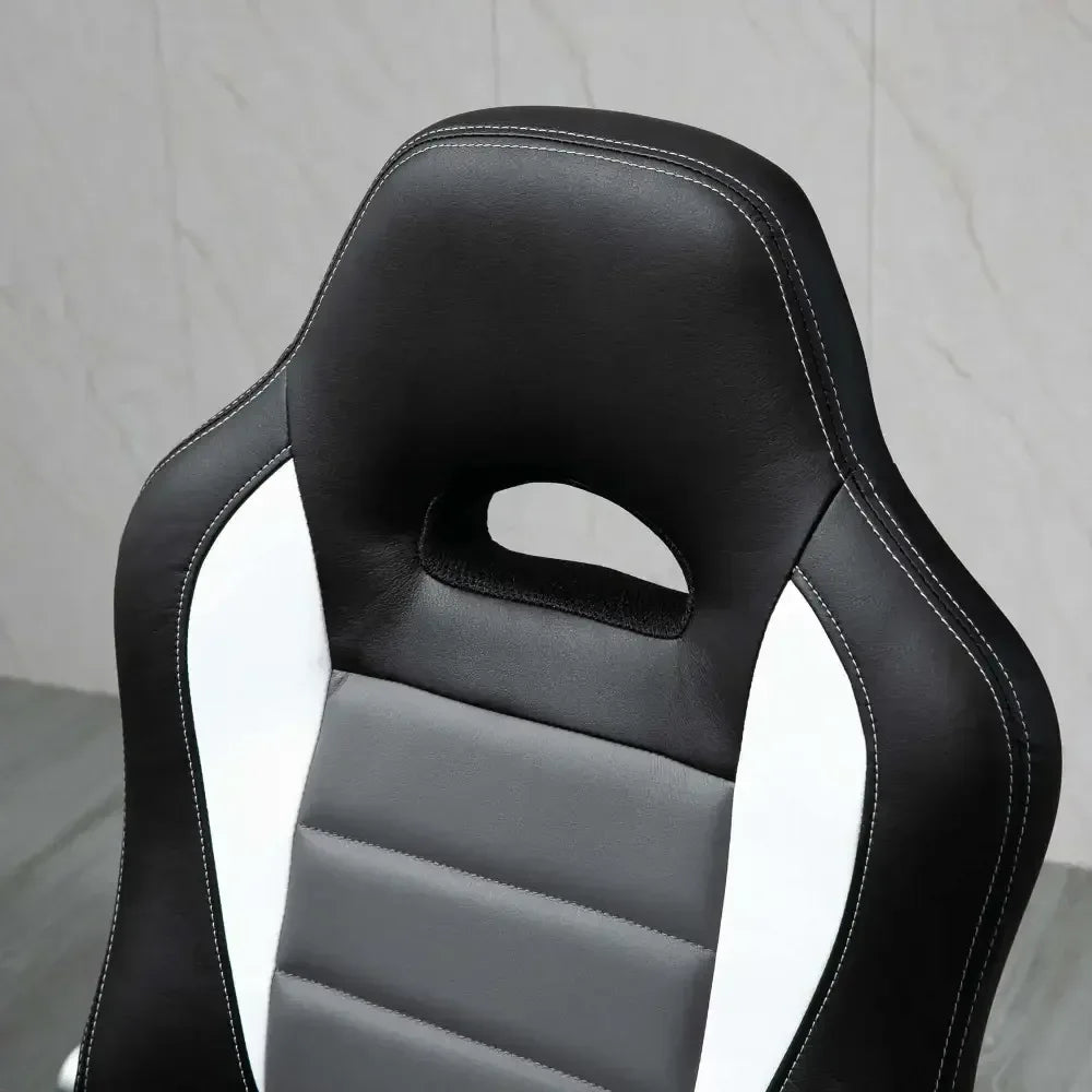 Racing Gaming Chair Height Adjustable Swivel Chair with Flip up Armrests - Ergo Heights